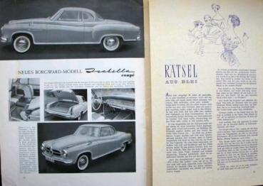 Borgward "Der Rhombus" Factory-Magazine 1956 (6898)